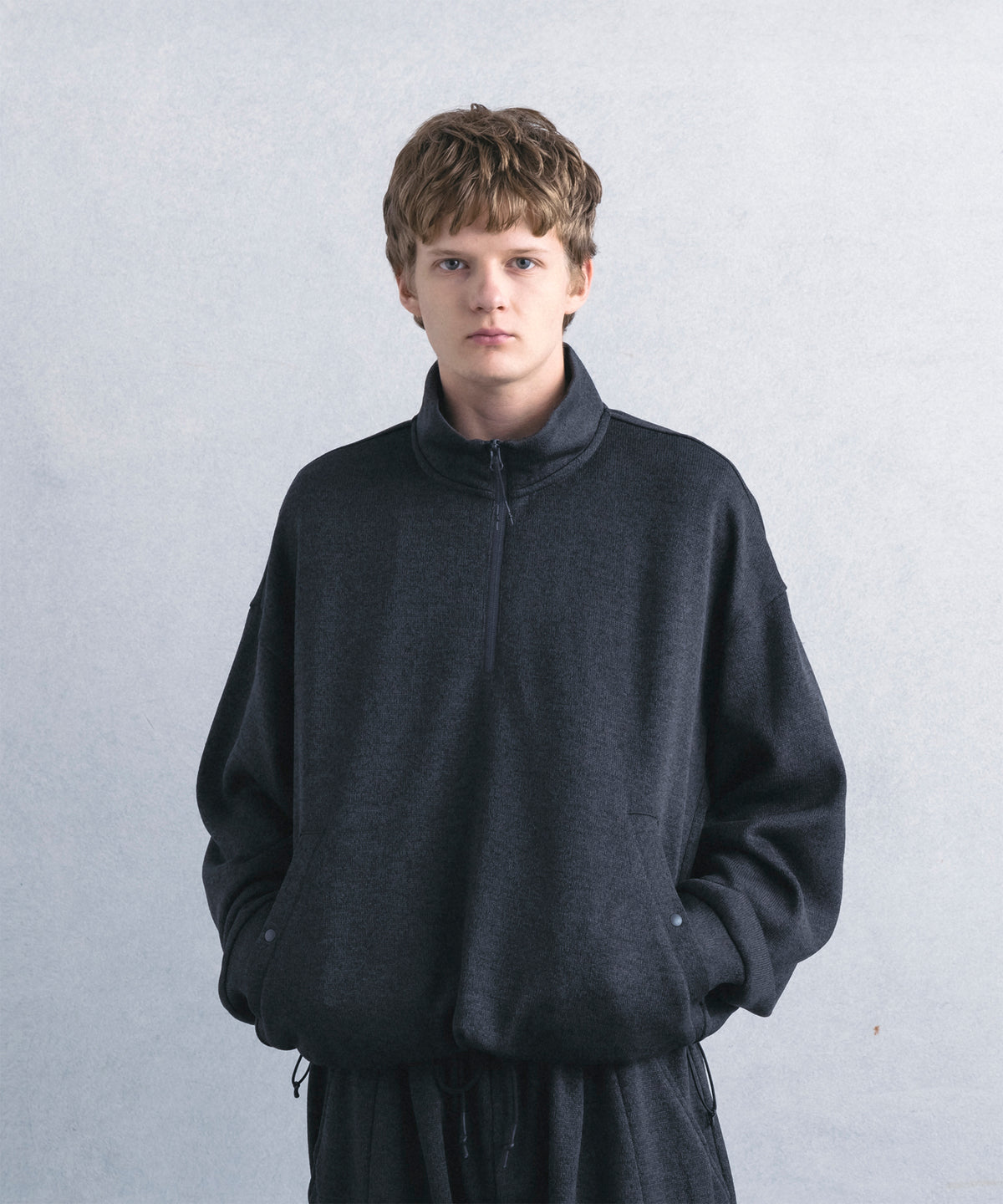 HALF ZIP FLEECE PULLOVER ハーフジップ フリース プルオーバー
