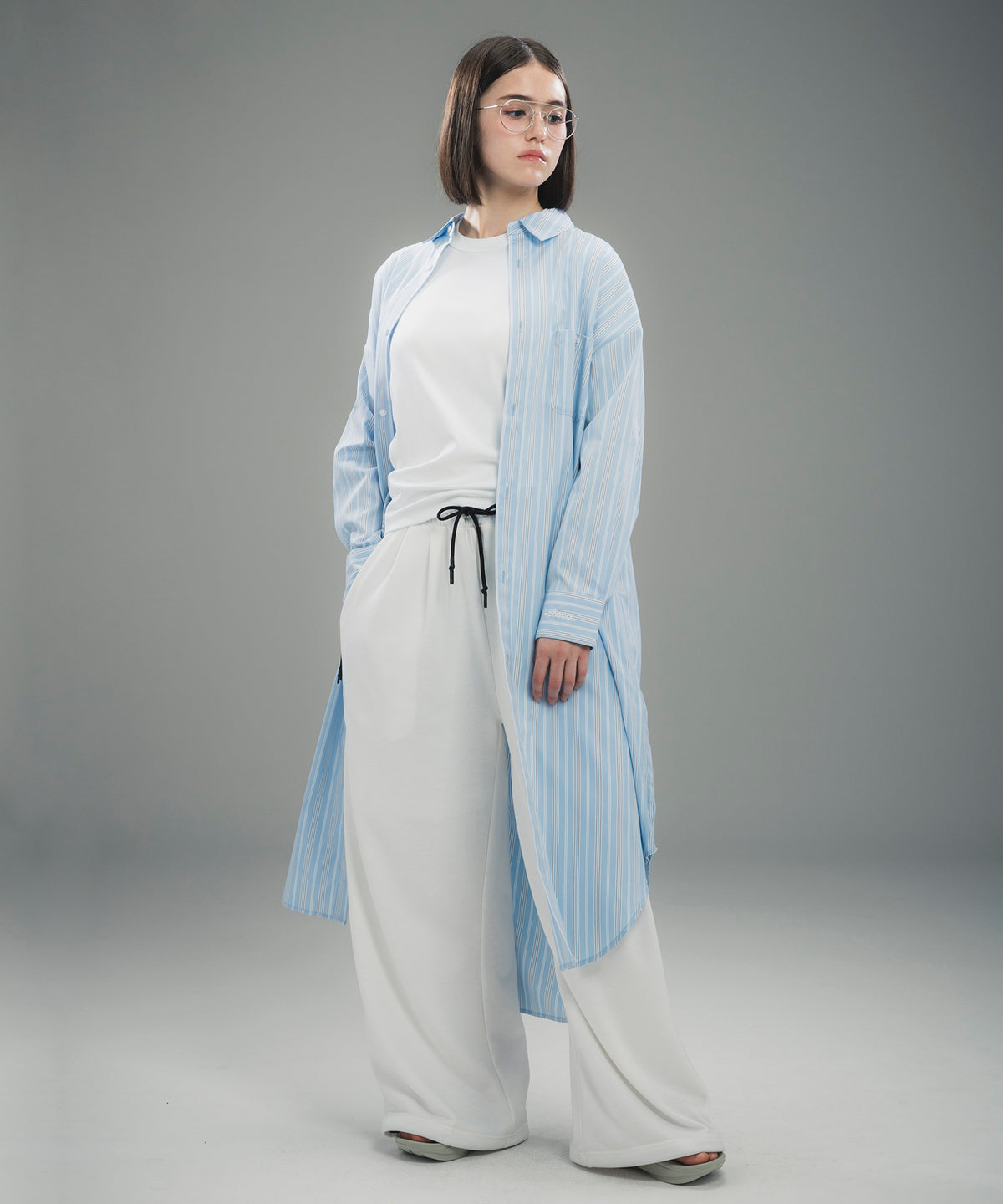 ROUND HEM SHIRT DRESS / ラウンドヘム シャツドレス