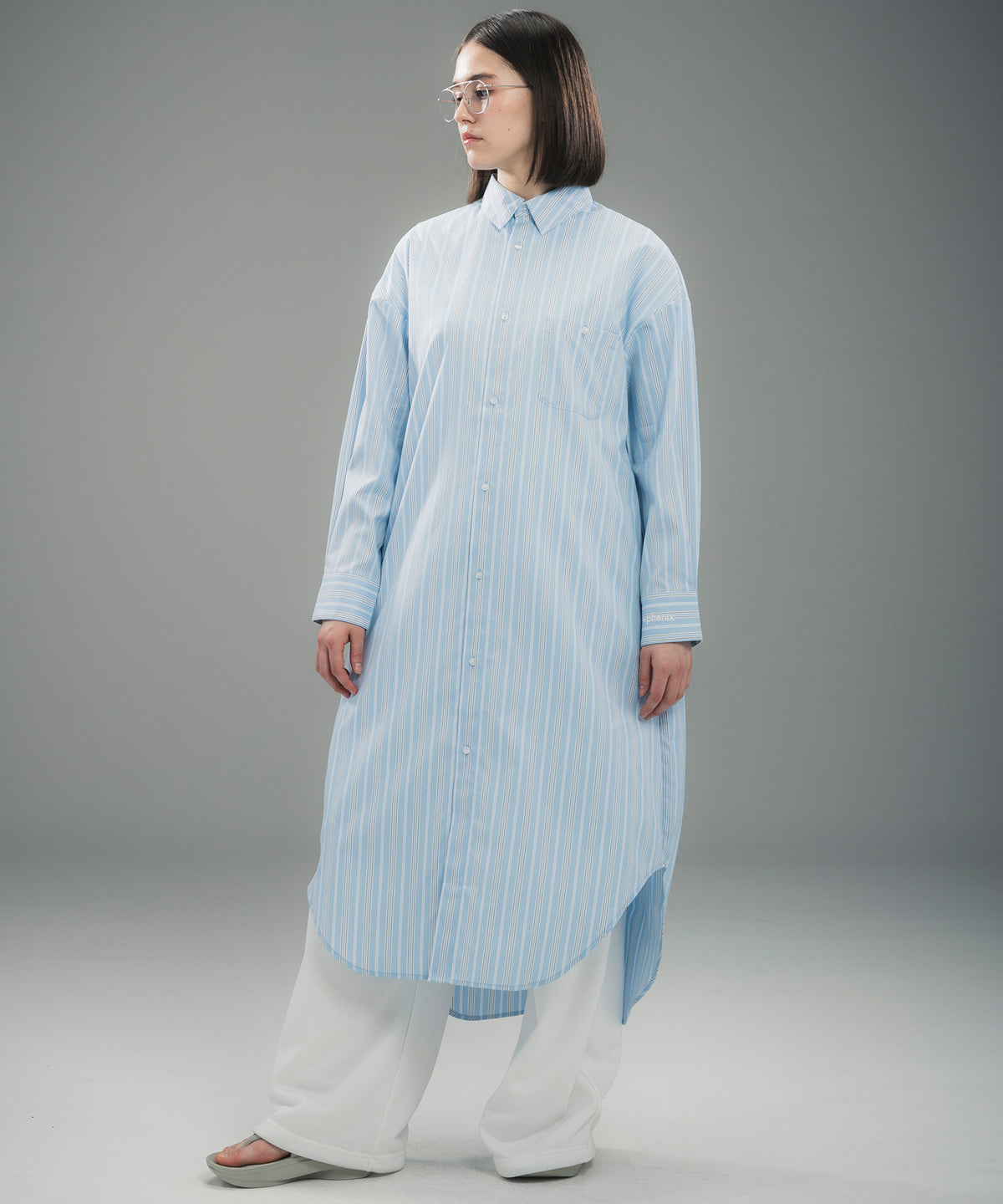 ROUND HEM SHIRT DRESS / ラウンドヘム シャツドレス