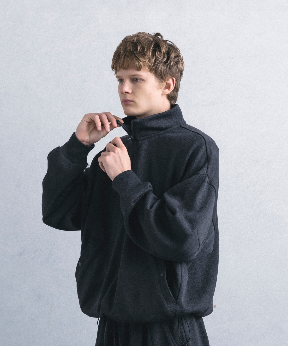 HALF ZIP FLEECE PULLOVER ハーフジップ フリース プルオーバー