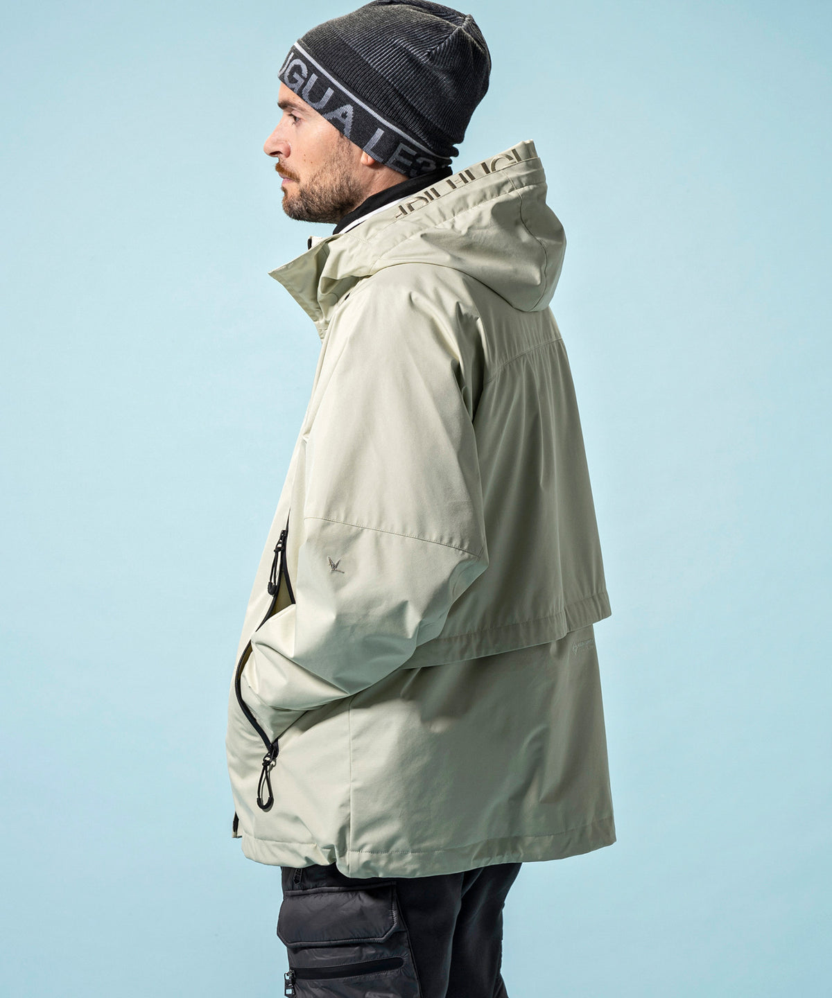 GTX HOODED LAYER SNOW JACKET フーデッドレイヤー スノージャケット / WINDSTOPPER(R) プロダクト by GORE-TEX LABS
