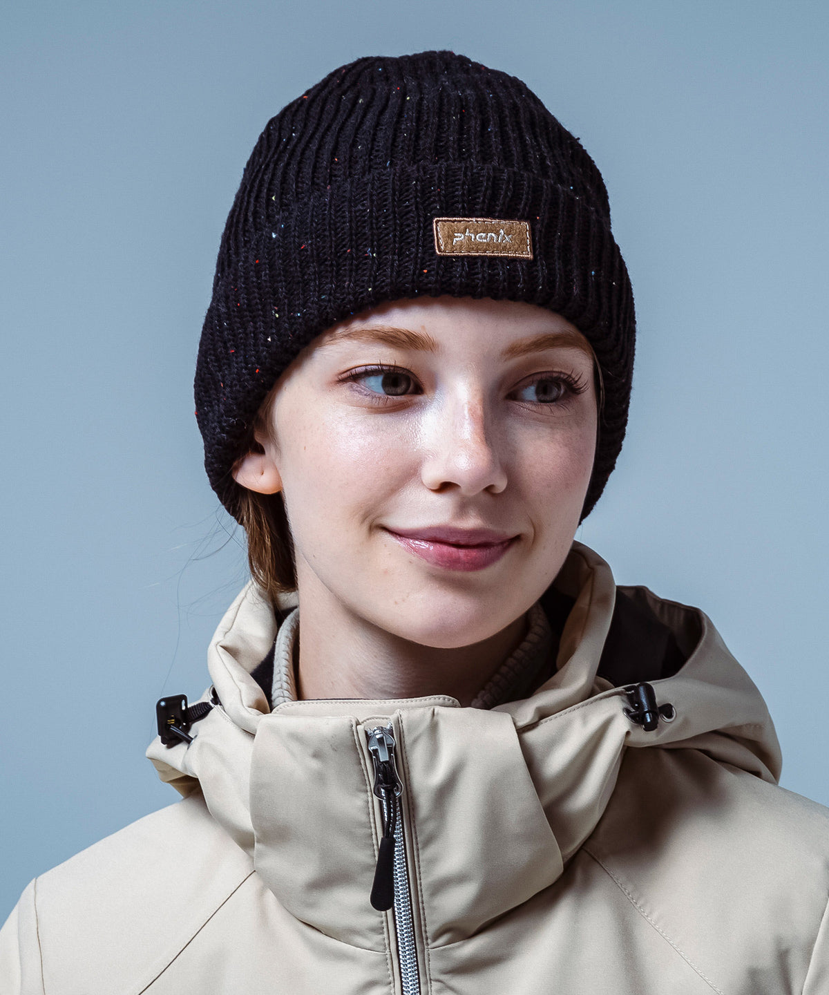 【WOMENS】 Mix Nep Watch Hat ミックスネップニットハット /phenixスキーウェア 25AW