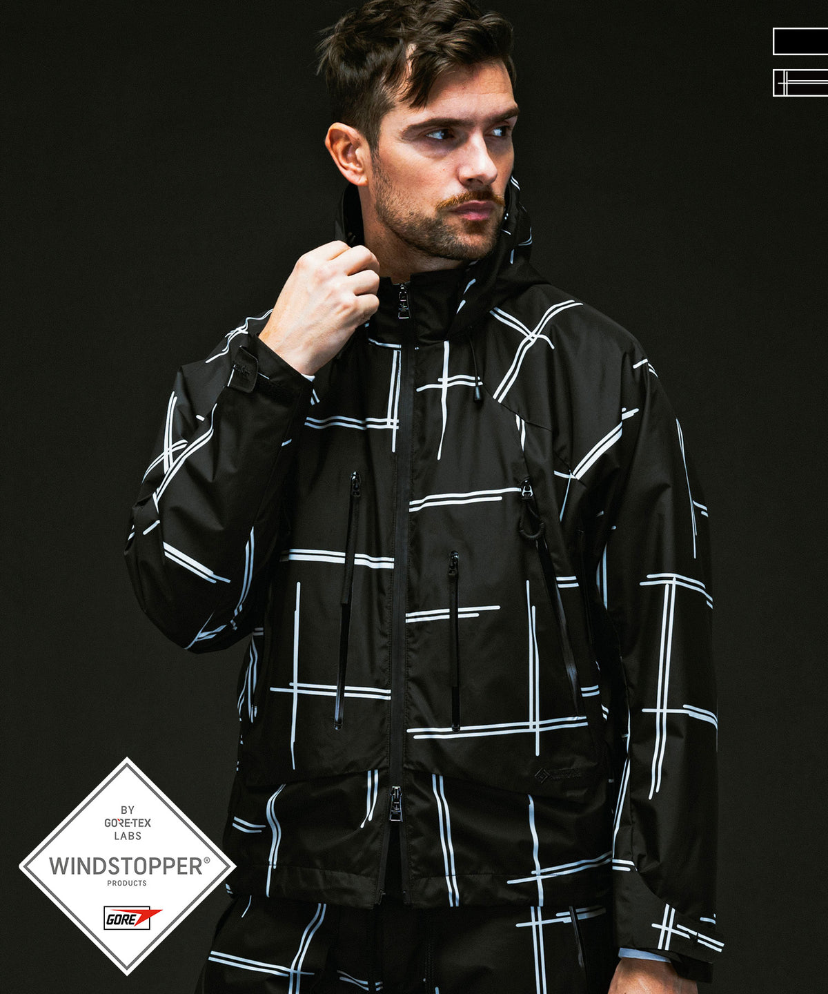 PLUS COLLABORATION SNOW JACKET HOODIE プラス コラボレーション スノー ジャケット フーディー / WINDSTOPPER プロダクト by GORE-TEX LABS