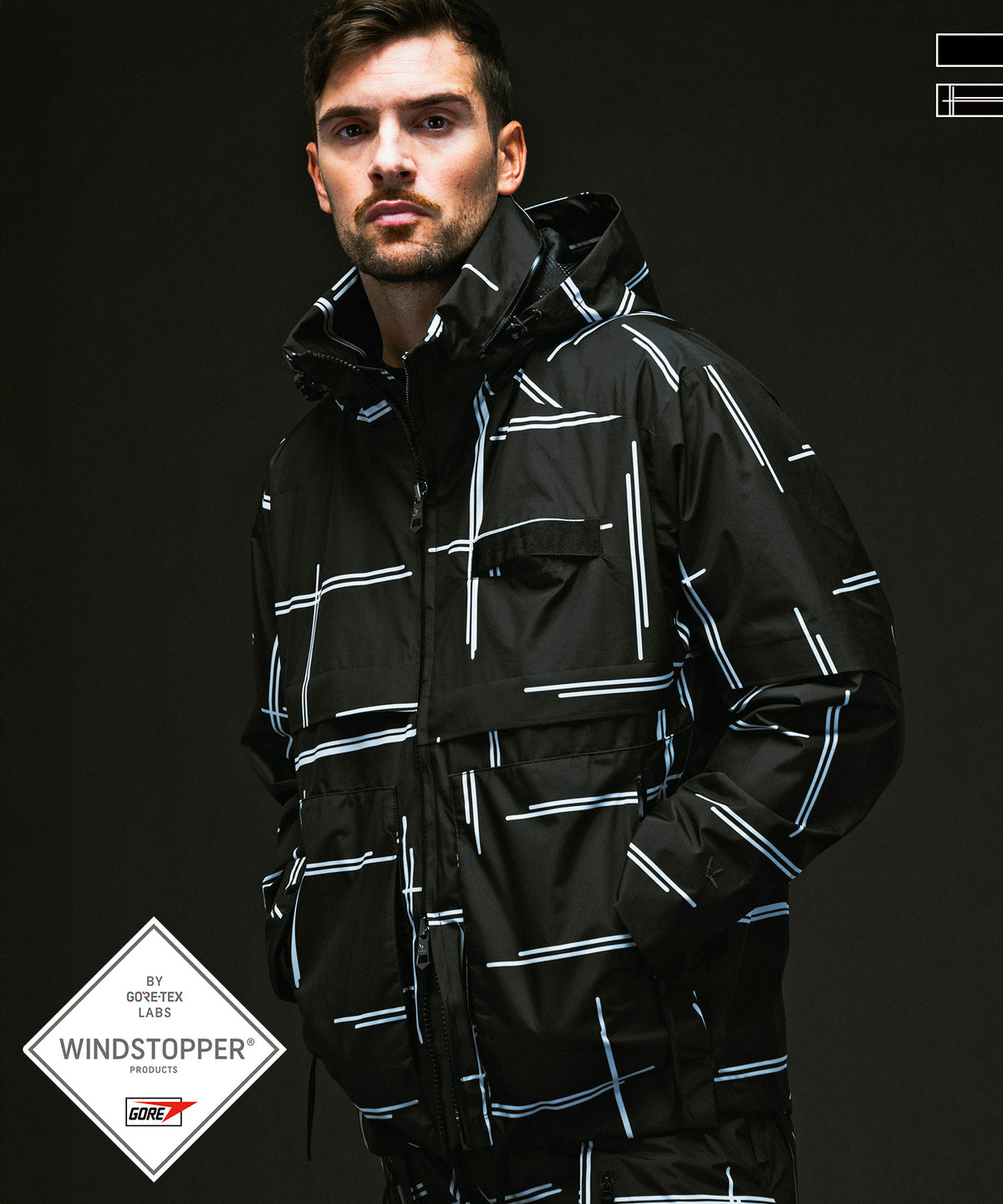 PLUS COLLABORATION TRACK JACKET プラス コラボレーション トラックジャケット / WINDSTOPPER プロダクト by GORE-TEX LABS