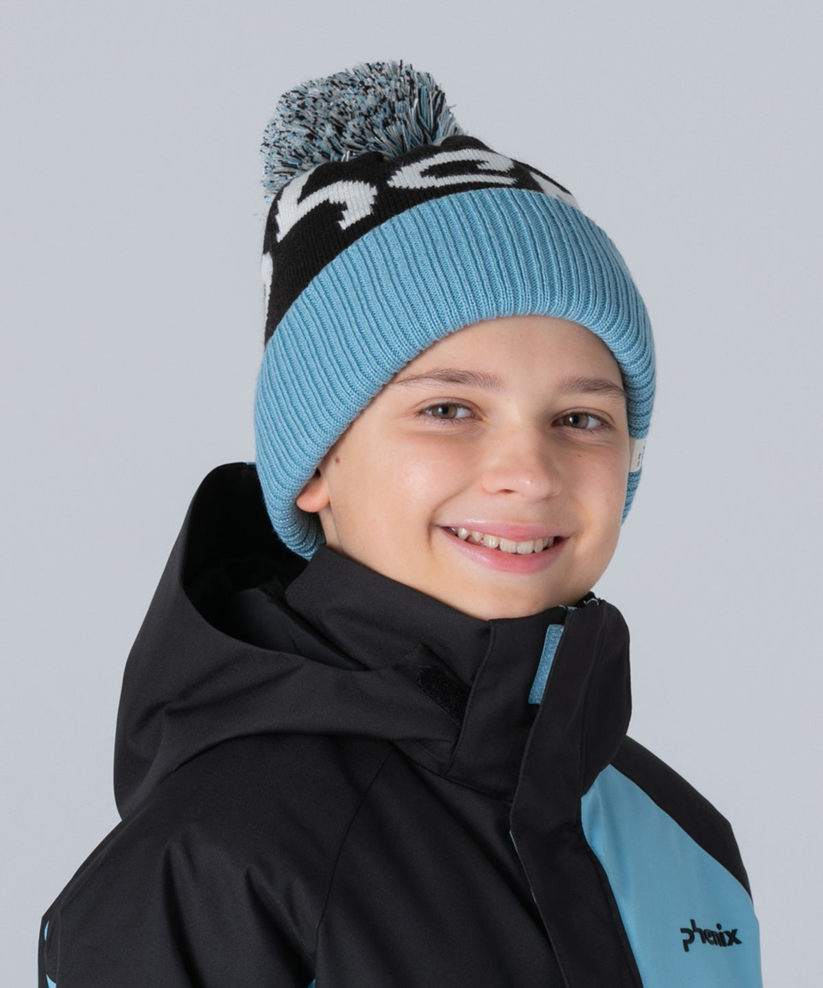 【KIDS/JUNIOR】Phenix Big Logo Junior Knit Hat フェニックスビッグロゴニットハット /phenixスキーウェア 25AW