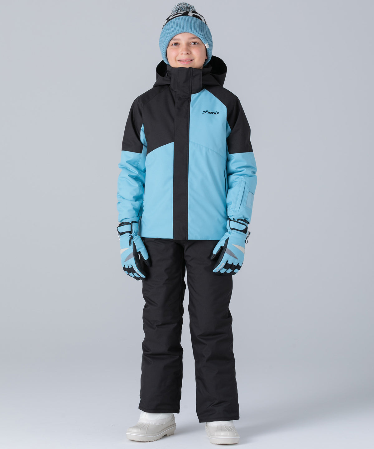 【KIDS/JUNIOR】Asymmetrical Bicolor Two-piece アシンメトリカルバイカラーツーピース /phenixスキーウェア 25AW