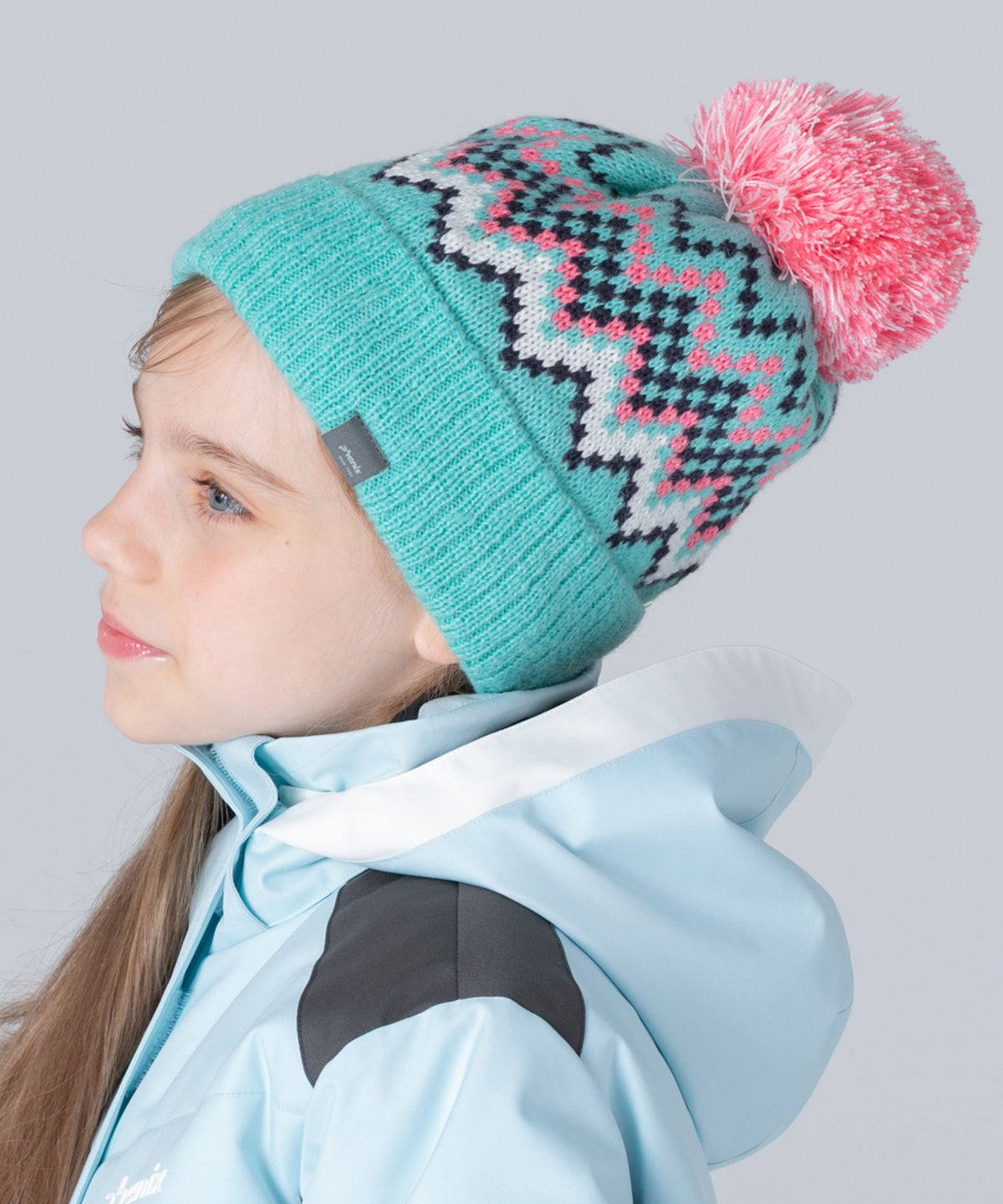 【KIDS/JUNIOR】Mix Border Watch Hat ミックスボーダージュニアニットハット /phenixスキーウェア 25AW