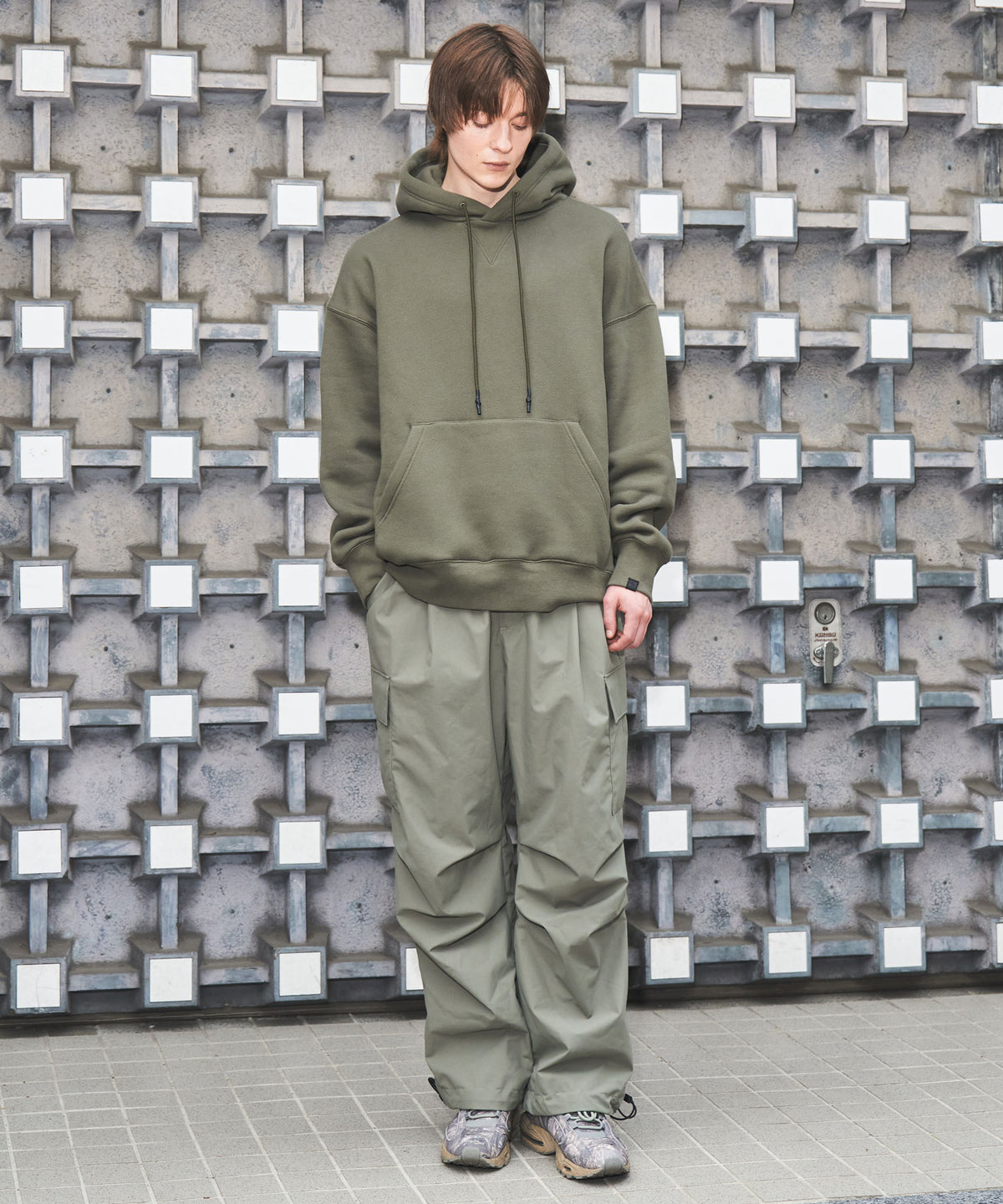 【MENS】FUNCTIONAL HEAVY WEIGHT SWEAT HOODY ヘビーウェイト スウェット フーディー 蓄熱保温 +phenix(プラスフェニックス)