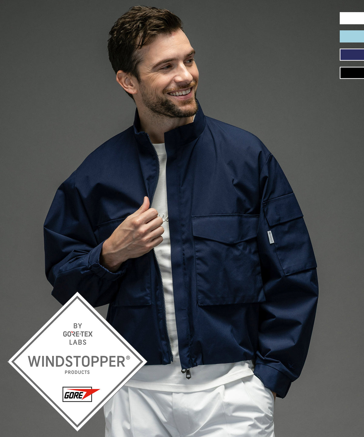 BIG POCKET BLOUSON ビックポケットブルゾン / WINDSTOPPER プロダクト by GORE-TEX LABS