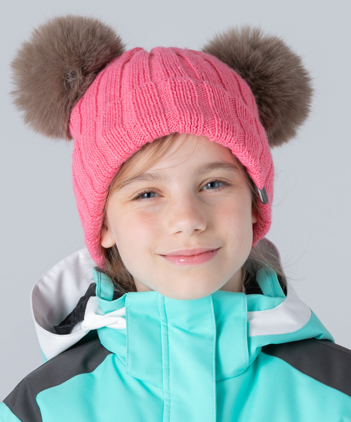 【KIDS/JUNIOR】Low Gauge Double Pompon Watch Hat ローゲージダブルポンポンニットハット /phenixスキーウェア 25AW