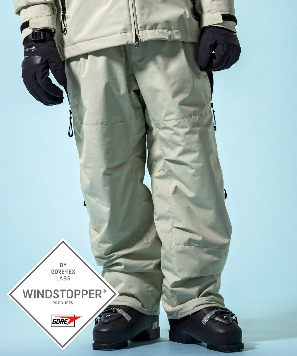 GTX SNOW PANTS スノーパンツ / WINDSTOPPER(R) プロダクト by GORE-TEX LABS