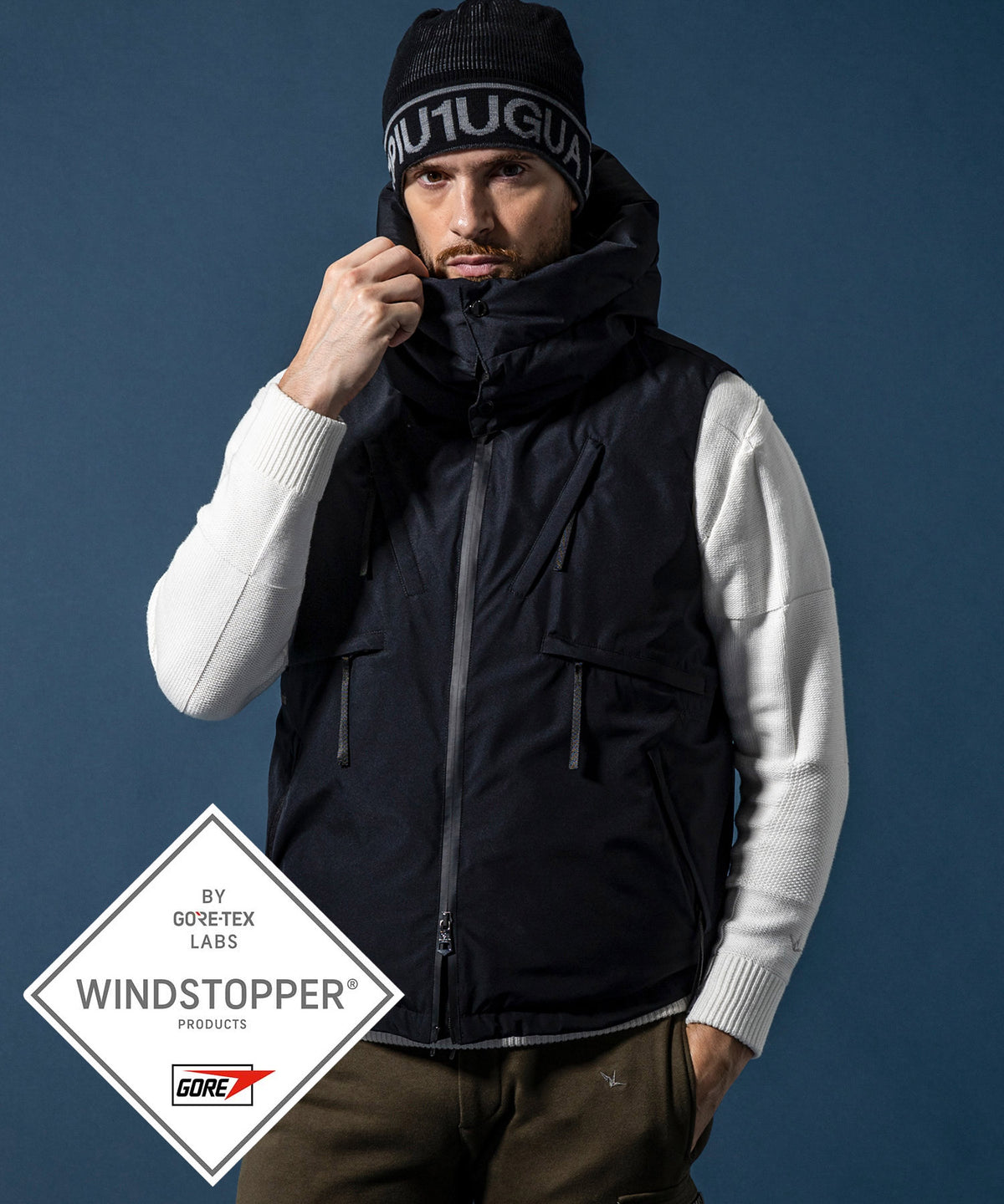 GTX DOWN VEST ダウンベスト / WINDSTOPPER(R) プロダクト by GORE-TEX LABS