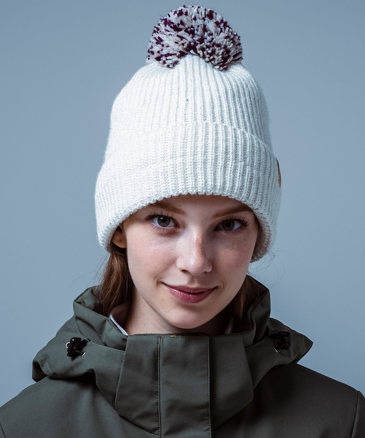 【WOMENS】 Mix Pompon Bright Watch Hat ミックスポンポンブライトニットハット /phenixスキーウェア 25AW