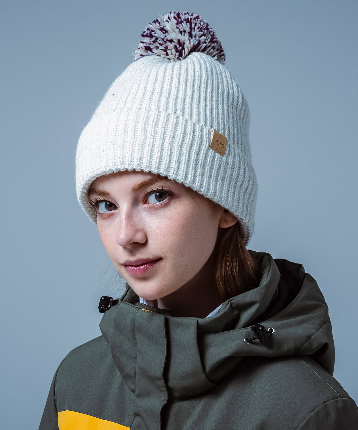 【WOMENS】 Mix Pompon Bright Watch Hat ミックスポンポンブライトニットハット /phenixスキーウェア 25AW