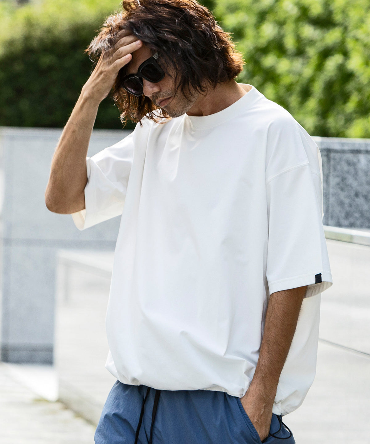 【MENS】DRY DRAW CORD SHORT SLEEVE T-SHIRTS ドライドローコードショートスリーブTシャツ / 吸水速乾 / UPF50+/ +phenix(プラスフェニックス)