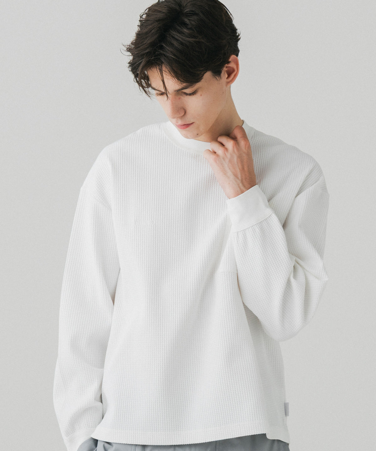 WAFFLE POCKET LONG SLEEVE TEE / ワッフルポケット ロングスリーブTシャツ