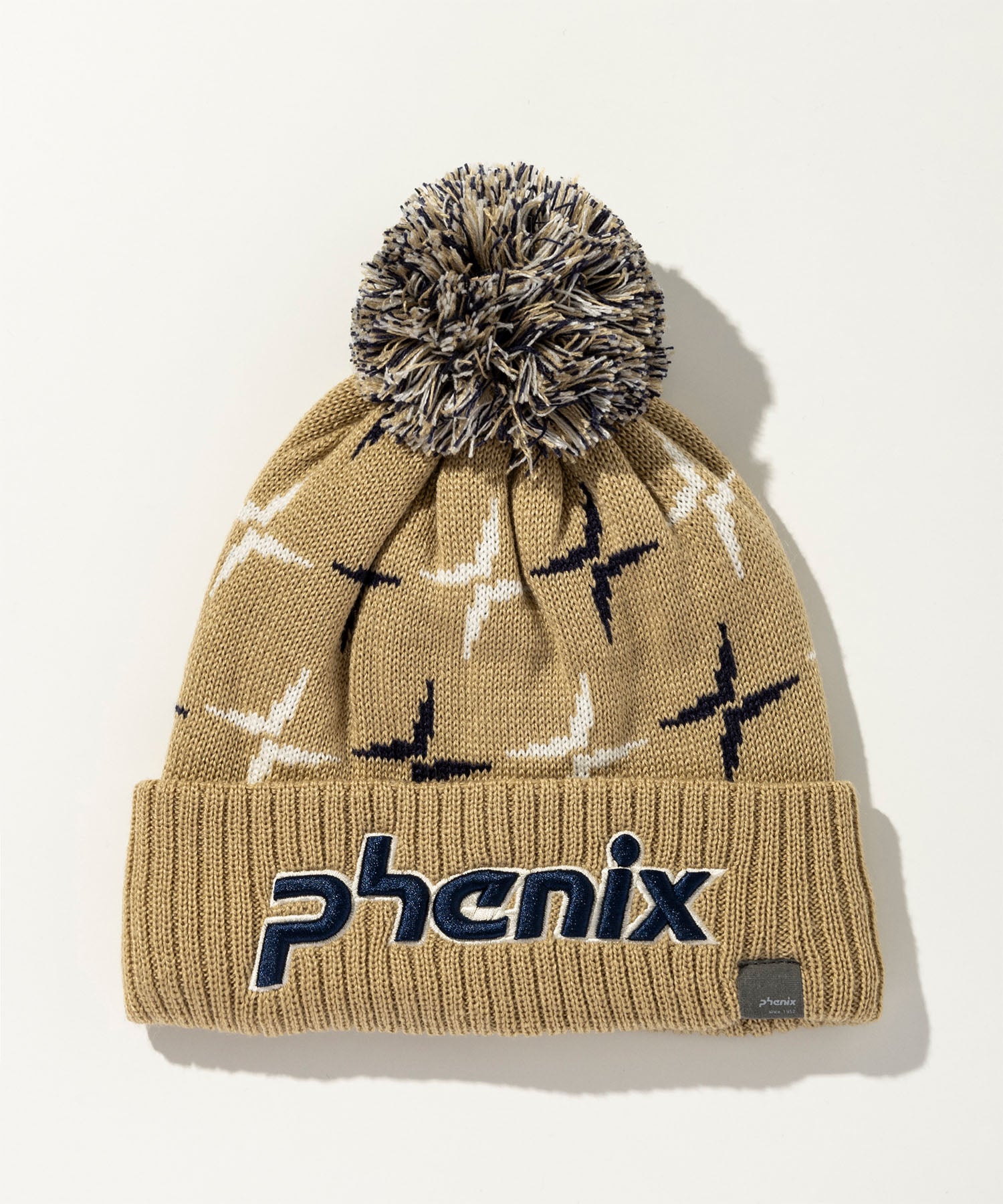 【KIDS/JUNIOR】Cross Pattern Knit Cap / クロスパターンニットキャップ / phenix スキーウェア 26AW