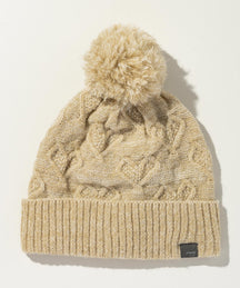 【KIDS/JUNIOR】Heart Pattern Knit Cap / ハートパターンニットキャップ / phenix スキーウェア 26AW
