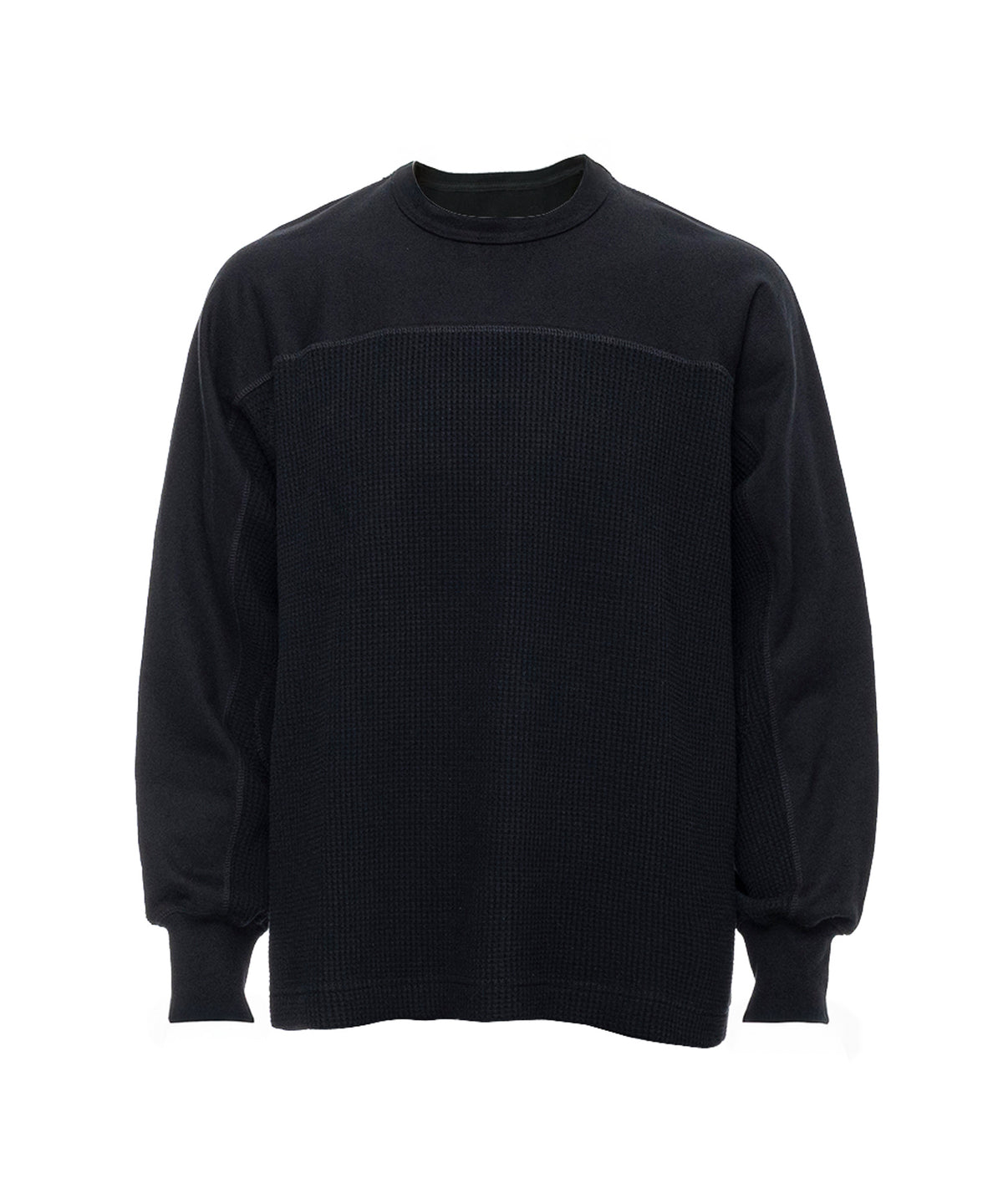 SWEAT SHIRTS, TYPE P-001 / WAFFLE CREW NECK SWEAT