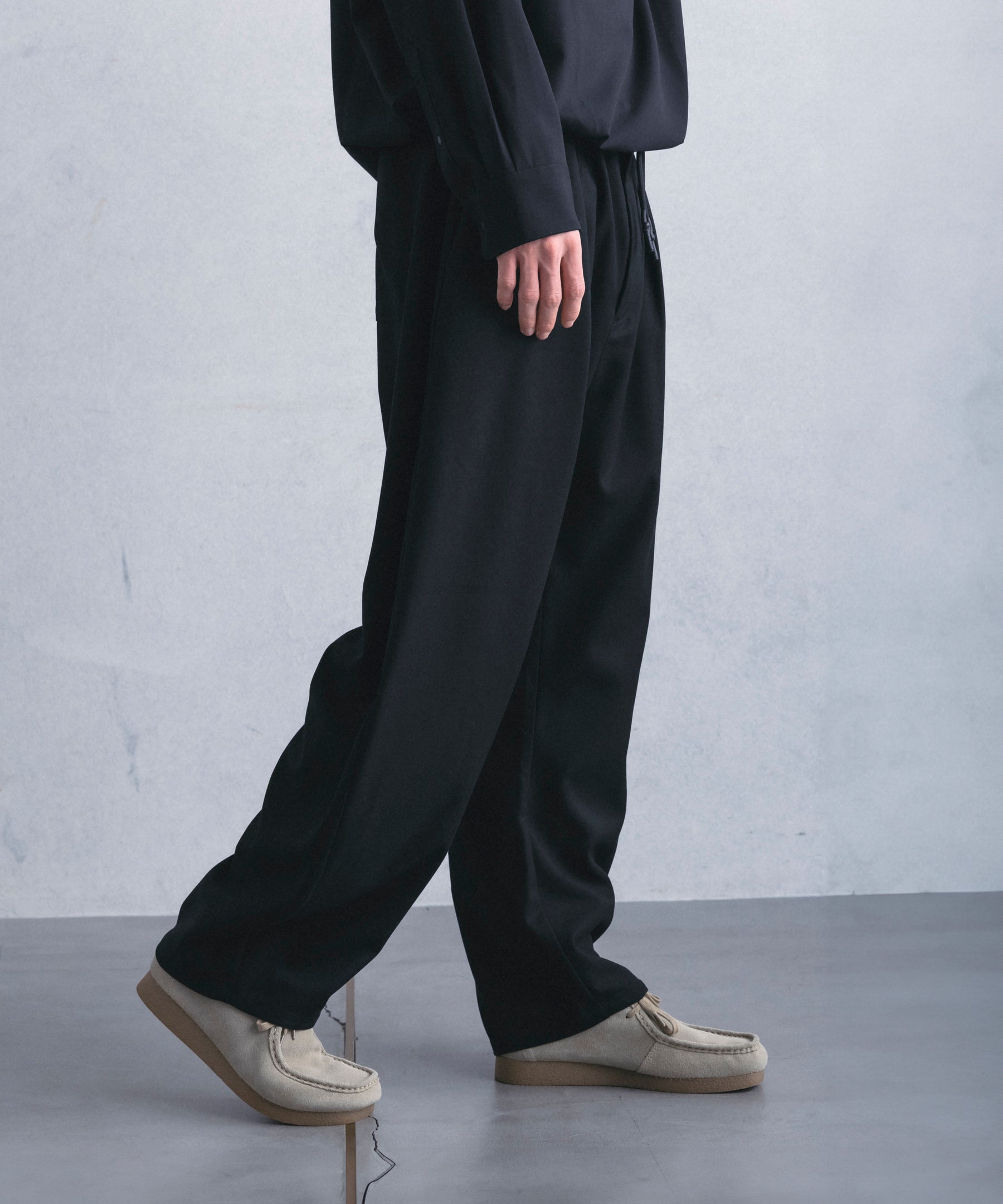 COCOON SILHOUETTE RELAXED PANTS コクーンシルエット リラックス パンツ