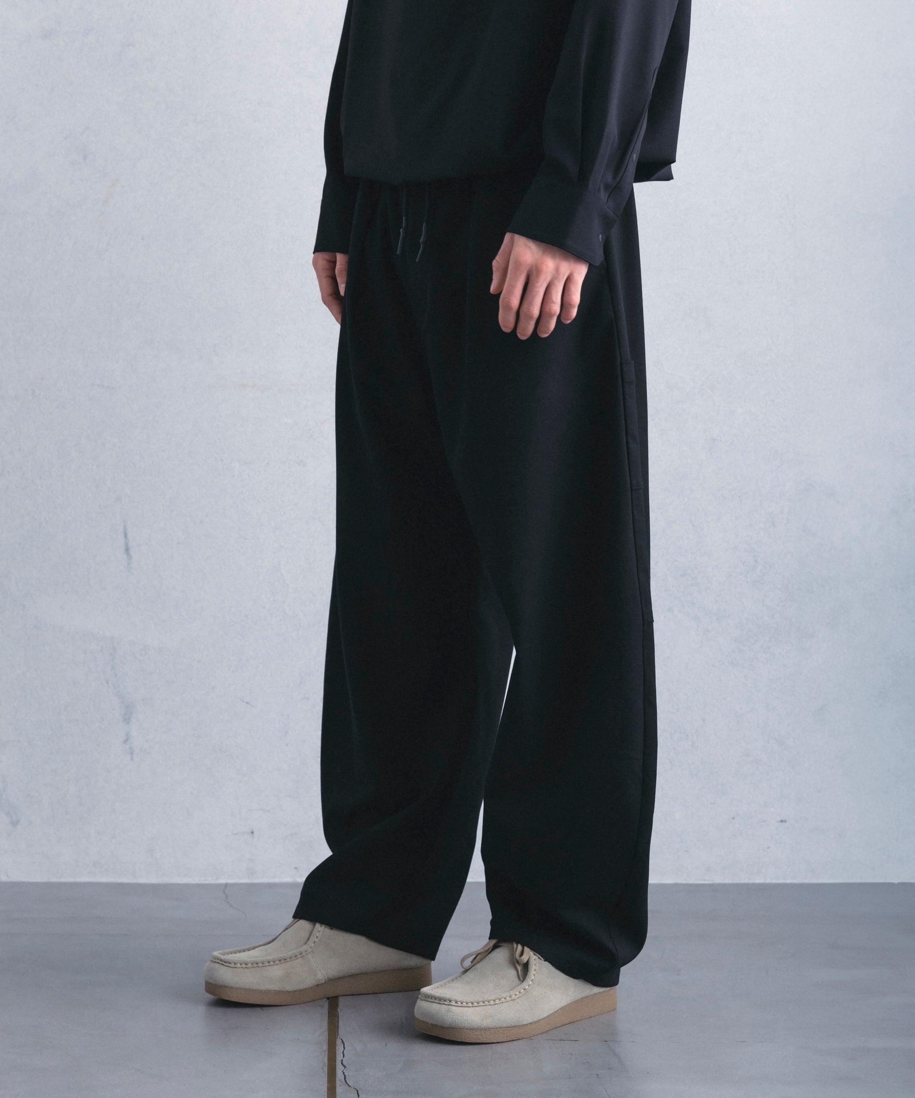 COCOON SILHOUETTE RELAXED PANTS コクーンシルエット リラックス パンツ