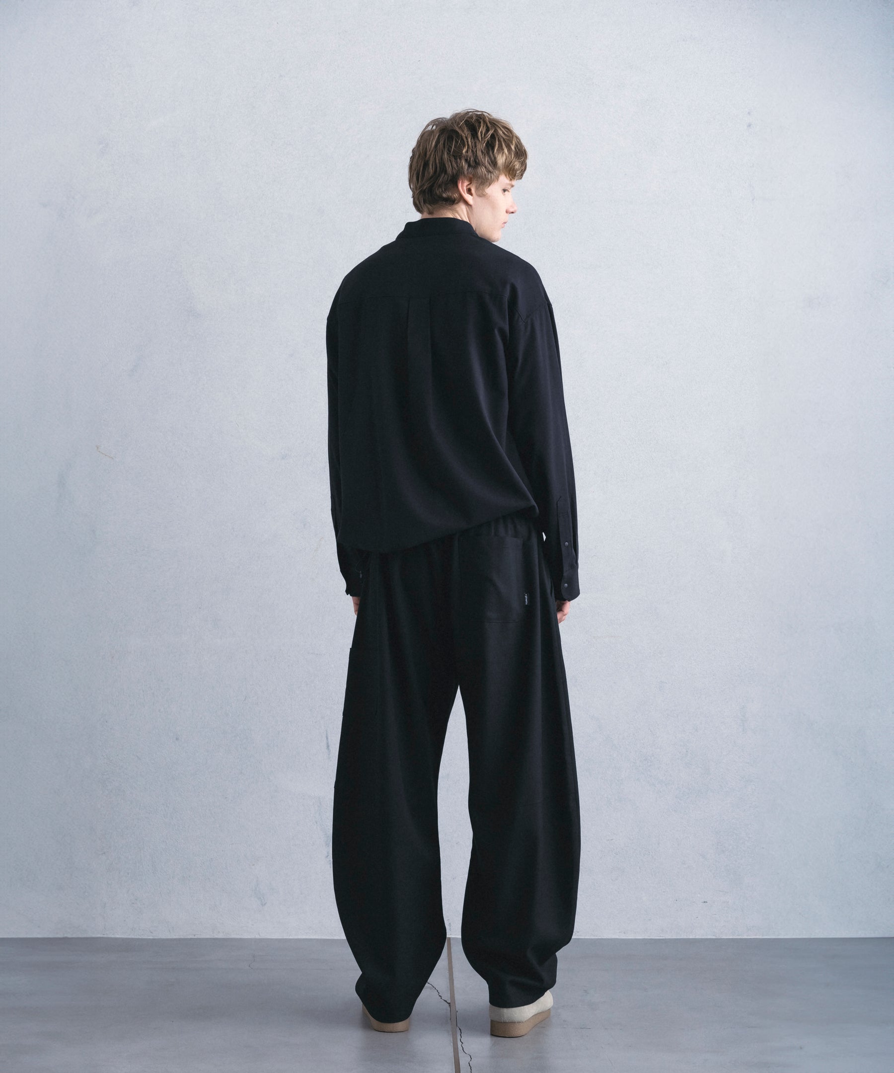 COCOON SILHOUETTE RELAXED PANTS コクーンシルエット リラックス パンツ