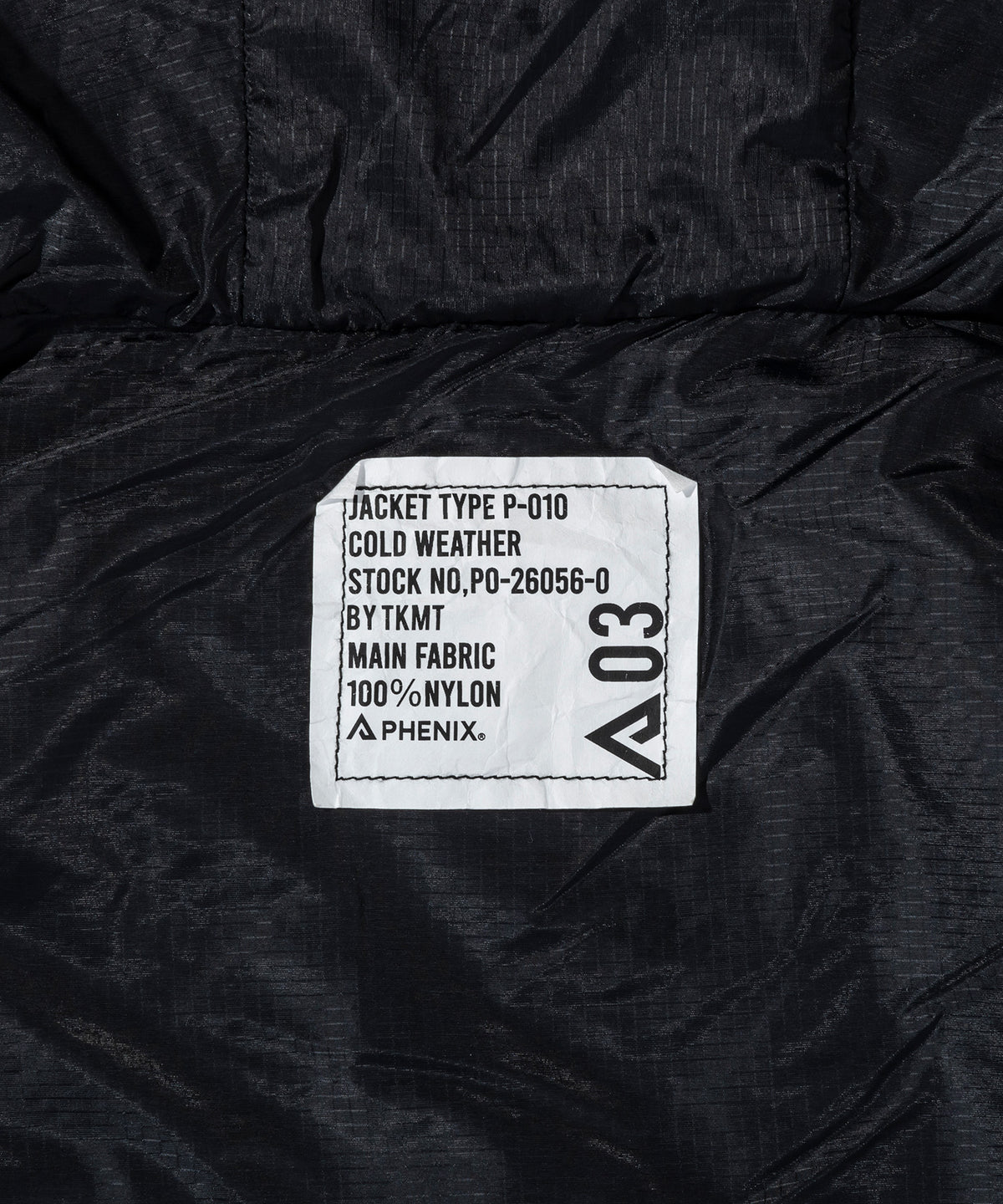 TKMT - JACKET, TYPE P-010 / QUILTED TECH MOUNTAIN PARKA