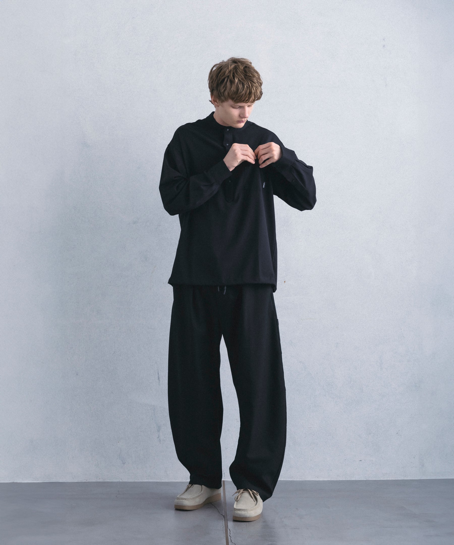 COCOON SILHOUETTE RELAXED PANTS コクーンシルエット リラックス パンツ