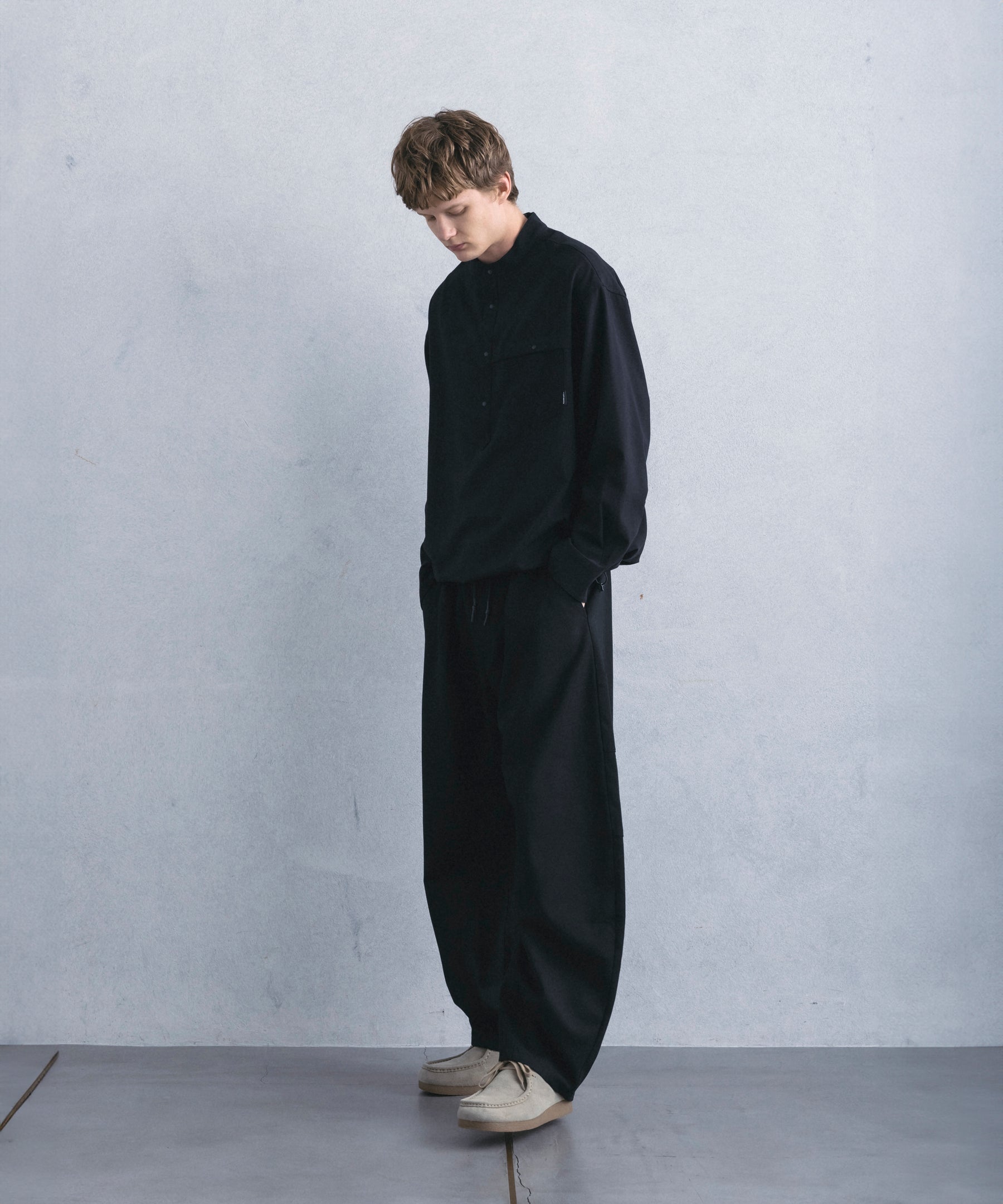 COCOON SILHOUETTE RELAXED PANTS コクーンシルエット リラックス パンツ