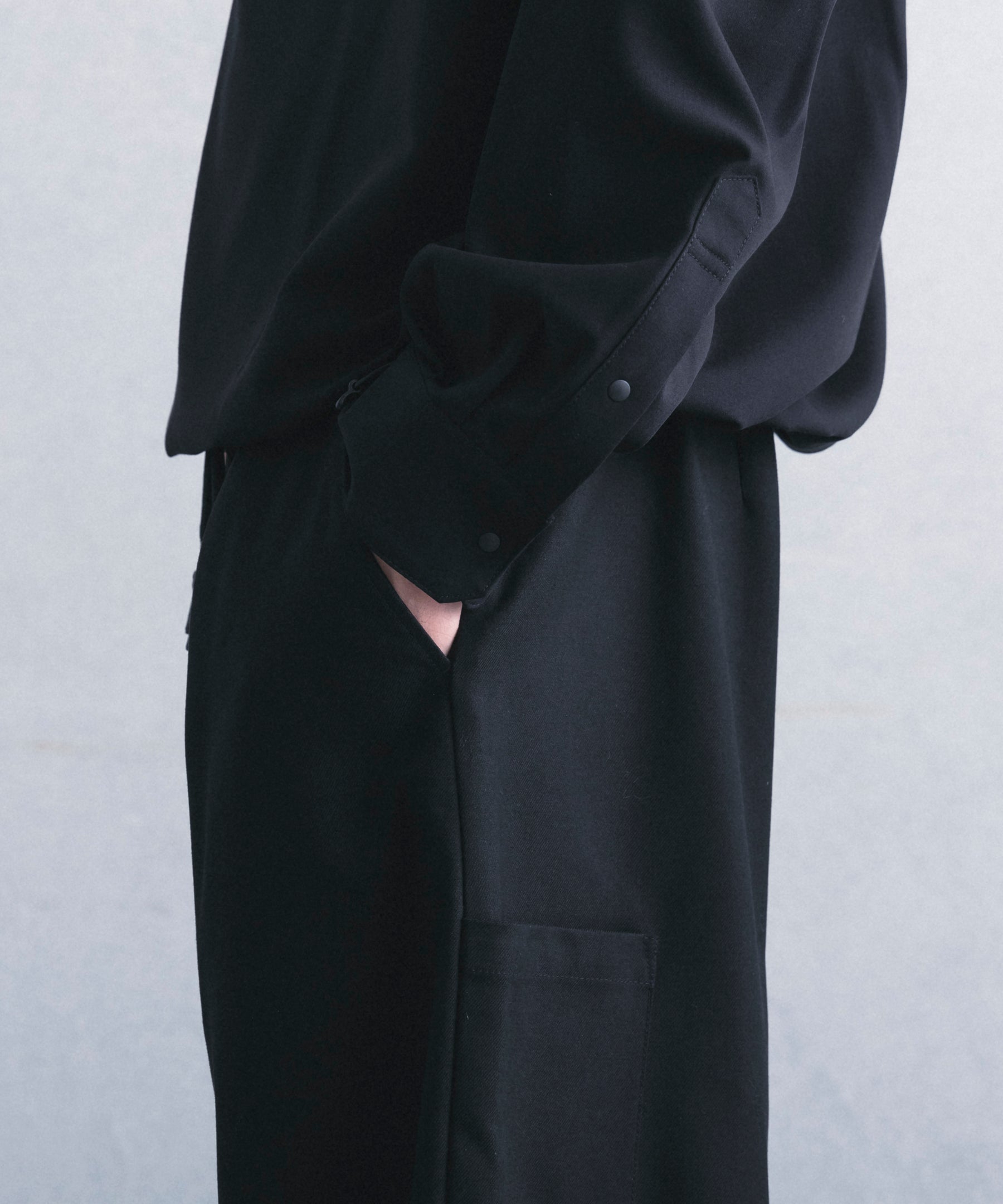 COCOON SILHOUETTE RELAXED PANTS コクーンシルエット リラックス パンツ