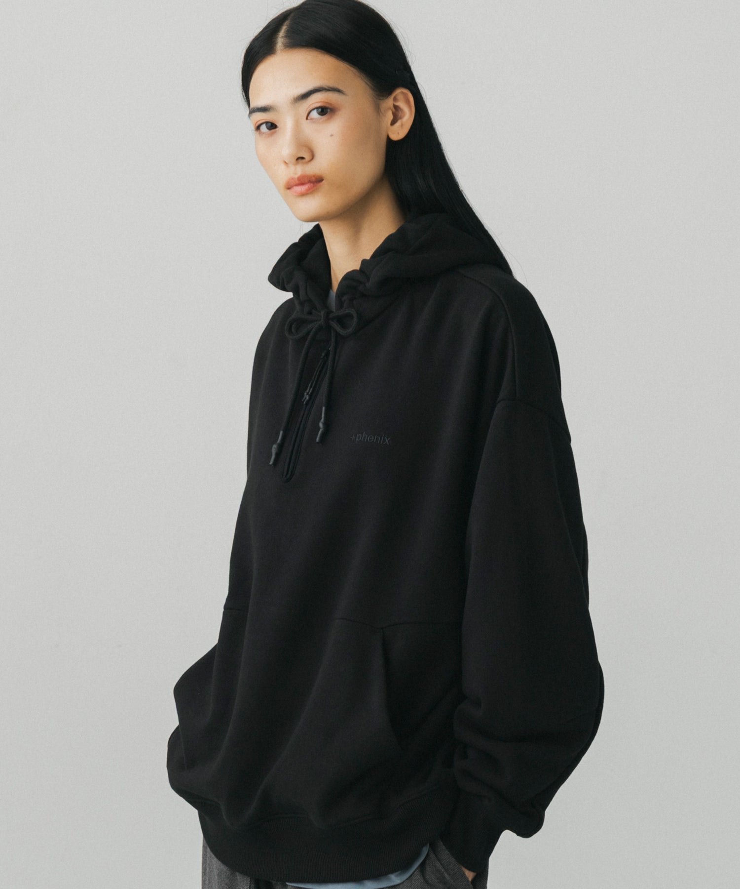 CVC HALF-ZIP SWEAT HOODIE / CVC ハーフジップ スウェットフーディー