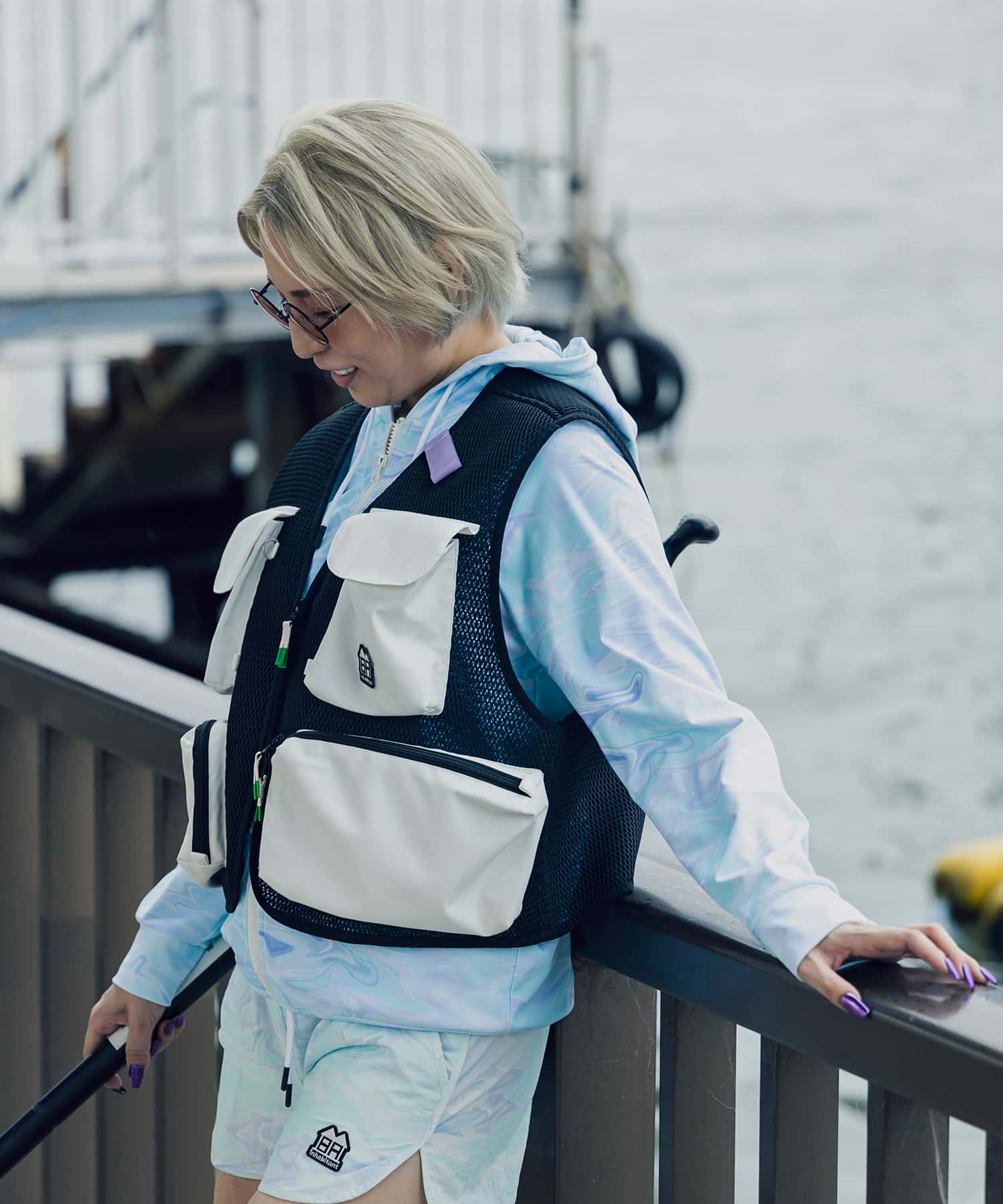 【WOMENS】ロングスリーブ ドライ フーディ Boat Womans Dry Hoodie /inhabitant(インハビタント)