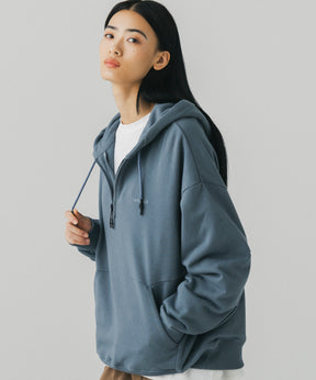 CVC HALF-ZIP SWEAT HOODIE / CVC ハーフジップ スウェットフーディー
