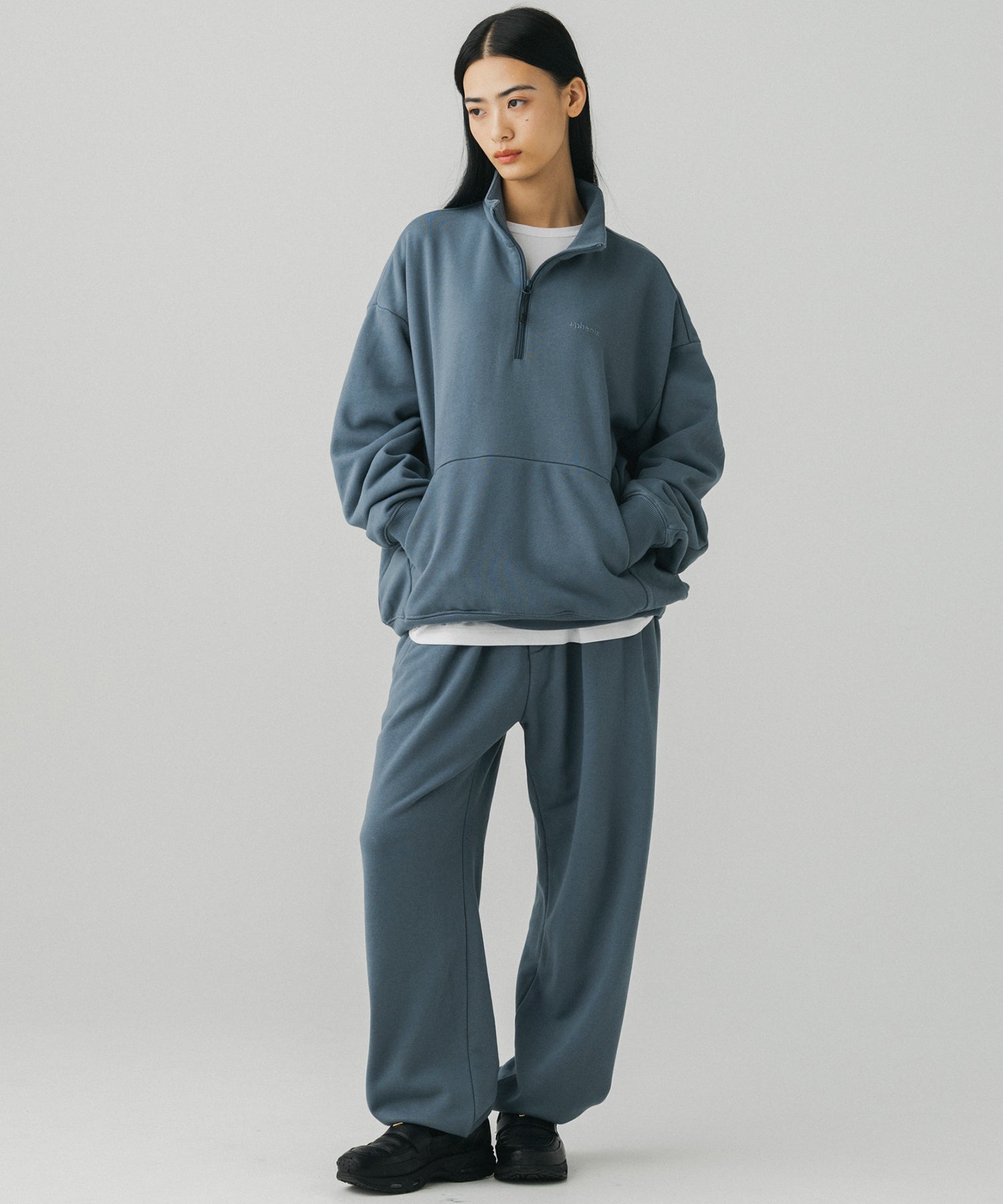CVC HALF-ZIP SWEATSHIRT / CVC ハーフジップスウェットシャツ