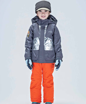 【KIDS/JUNIOR】子供用スキーウェア アウター上下セット ツーピース Snow Jet Junior Two-piece / Jr / 最大20cmサイズ調整可能 /phenixスキーウェア23AW