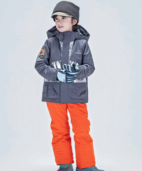 【KIDS/JUNIOR】子供用スキーウェア アウター上下セット ツーピース Snow Jet Junior Two-piece / Jr / 最大20cmサイズ調整可能 /phenixスキーウェア23AW