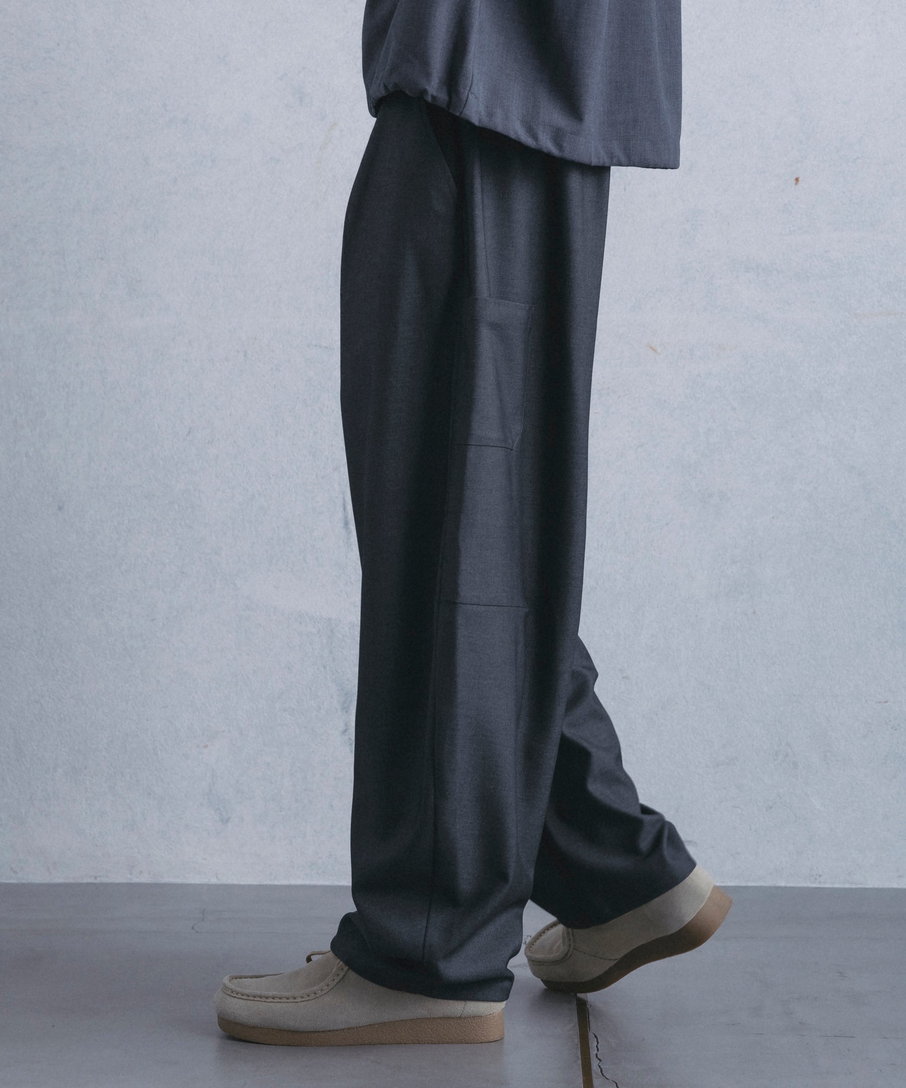 COCOON SILHOUETTE RELAXED PANTS コクーンシルエット リラックス パンツ