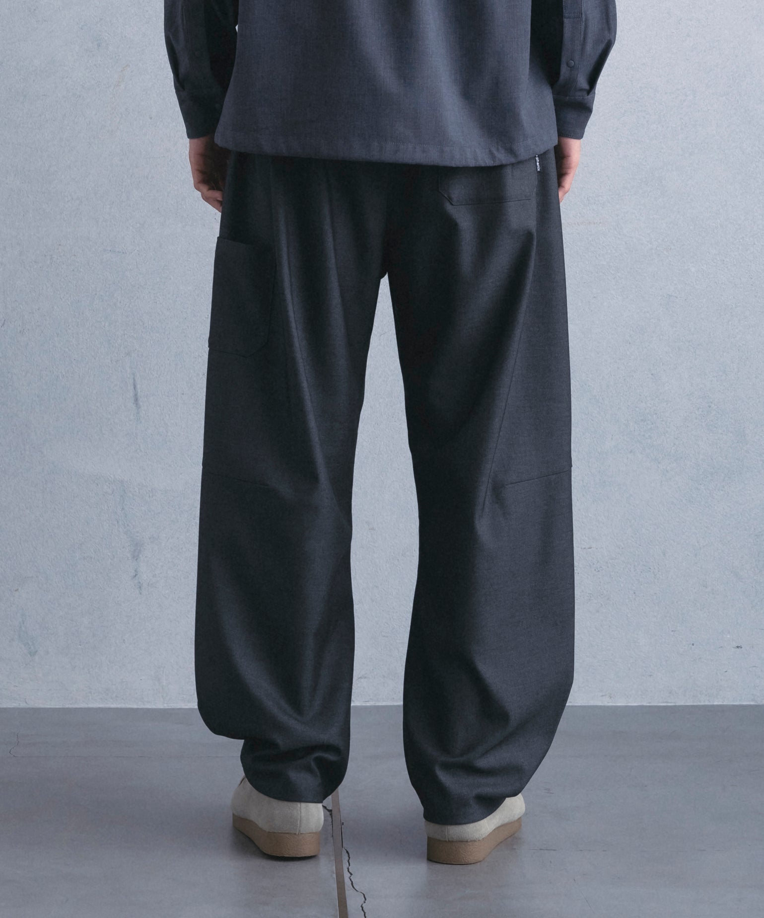 COCOON SILHOUETTE RELAXED PANTS コクーンシルエット リラックス パンツ