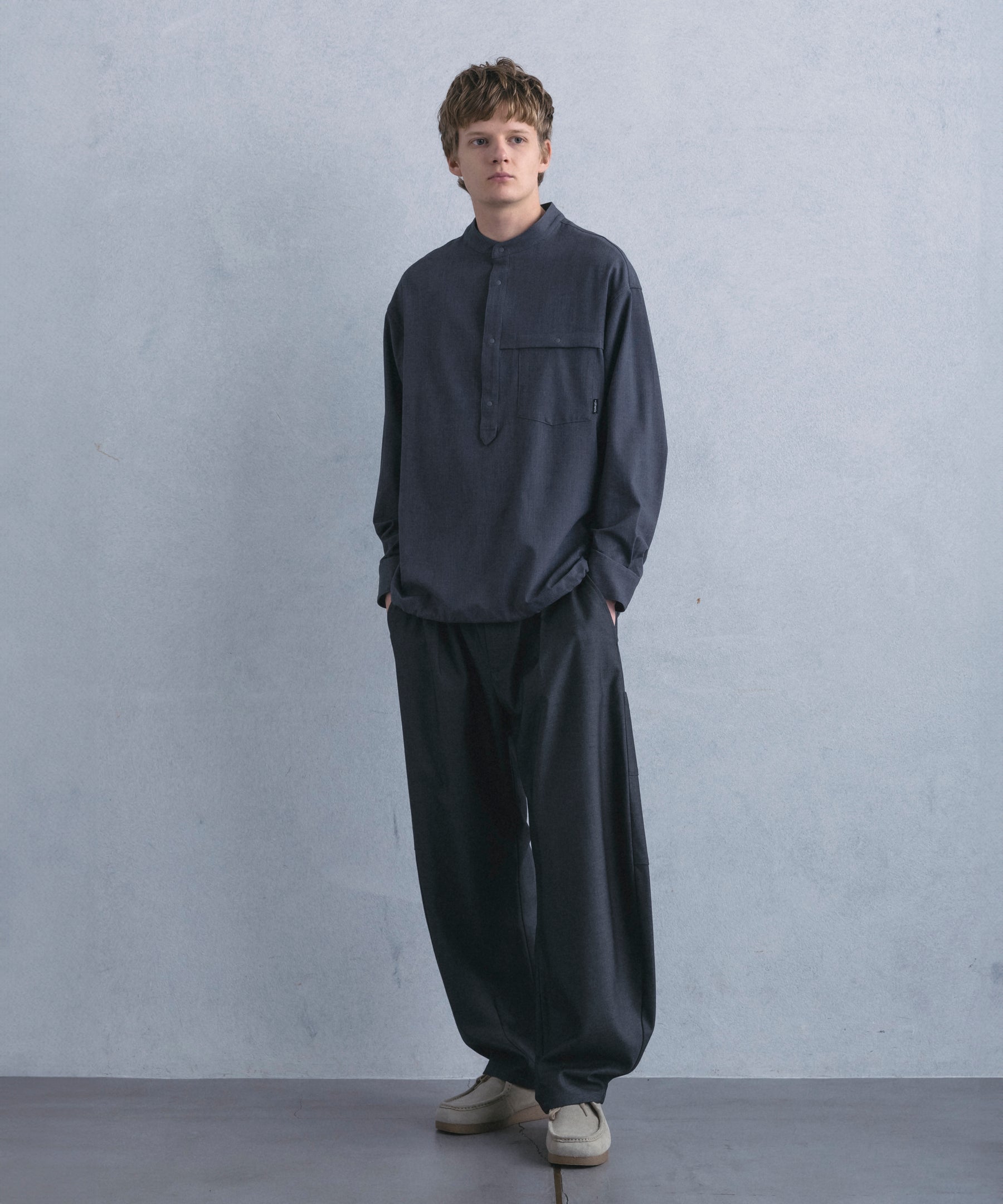 COCOON SILHOUETTE RELAXED PANTS コクーンシルエット リラックス パンツ