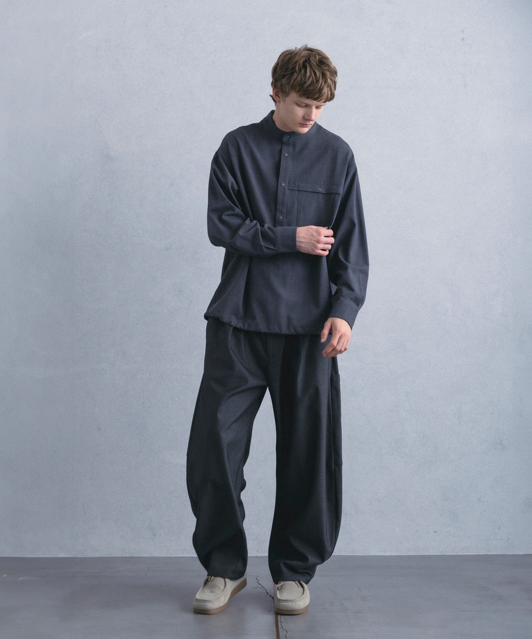 COCOON SILHOUETTE RELAXED PANTS コクーンシルエット リラックス パンツ