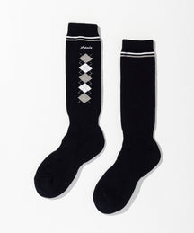 【WOMENS】Argyle Motif Ski Socks / アーガイルモチーフスキーソックス / phenix スキーウェア 26AW