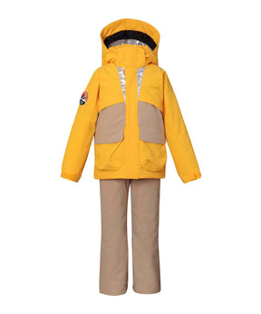 【KIDS/JUNIOR】子供用スキーウェア アウター上下セット ツーピース Snow Jet Junior Two-piece / Jr / 最大20cmサイズ調整可能 /phenixスキーウェア23AW