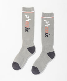 【WOMENS】Color Block Logo Ski Socks / カラーブロックロゴスキーソックス / phenix スキーウェア 26AW