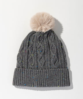 【WOMENS】Mix Nep Knit Cap / ミックスネップニットキャップ / phenix スキーウェア 26AW