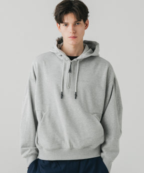 CVC HALF-ZIP SWEAT HOODIE / CVC ハーフジップ スウェットフーディー