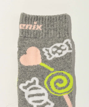 【KIDS/JUNIOR】Candy Motif Ski Socks / キャンディモチーフスキーソックス / phenix スキーウェア 26AW