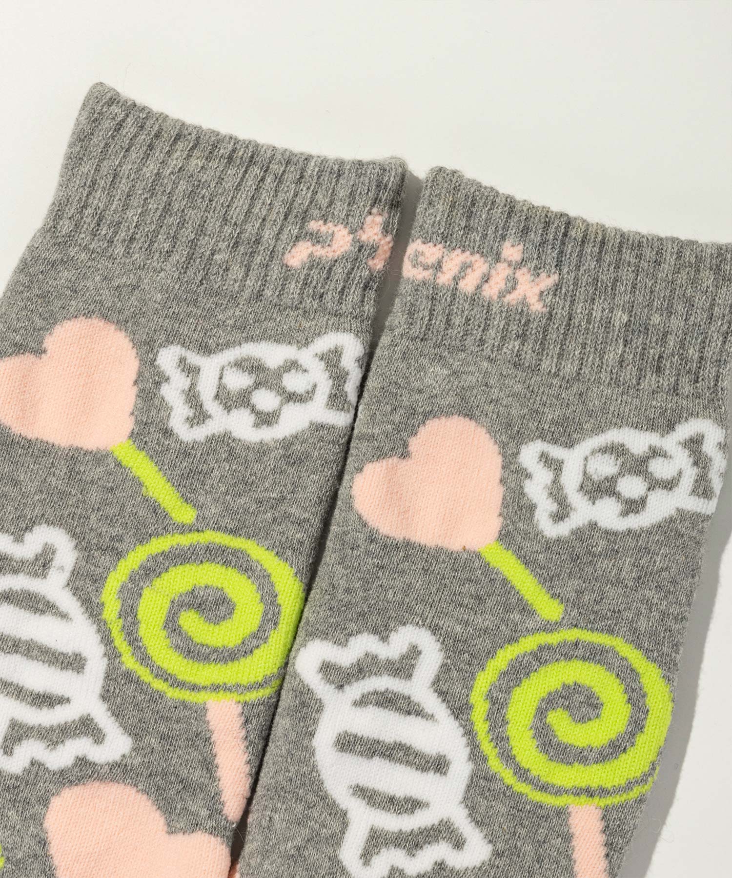 【KIDS/JUNIOR】Candy Motif Ski Socks / キャンディモチーフスキーソックス / phenix スキーウェア 26AW