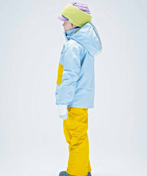 【KIDS/JUNIOR】子供用スキーウェア アウター上下セット ツーピース Snow Jet Junior Two-piece / Jr / 最大20cmサイズ調整可能 /phenixスキーウェア23AW