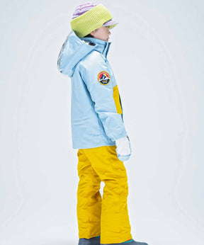【KIDS/JUNIOR】子供用スキーウェア アウター上下セット ツーピース Snow Jet Junior Two-piece / Jr / 最大20cmサイズ調整可能 /phenixスキーウェア23AW
