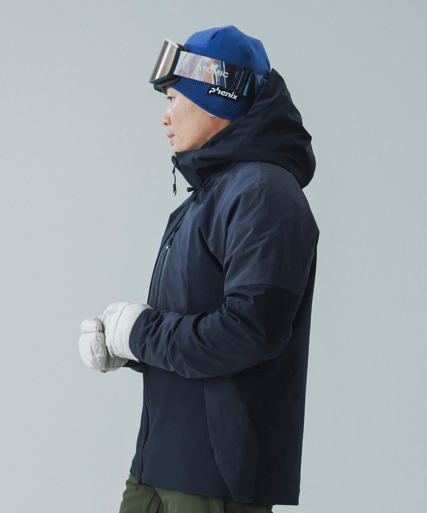 【MENS】Simple Lined Knit Beanie / シンプルラインドニットビーニー / phenix スキーウェア 26AW